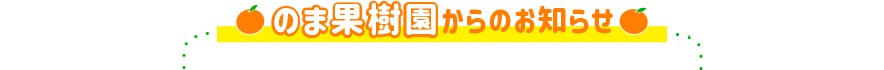  みかん専門店・愛媛みかんの「のま果樹園」